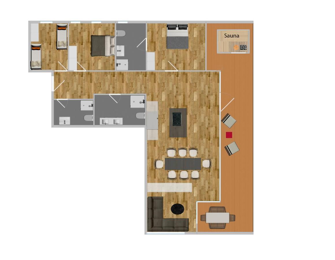 Luxus Penthouse Zentral By A-Appartments Бранд Экстерьер фото